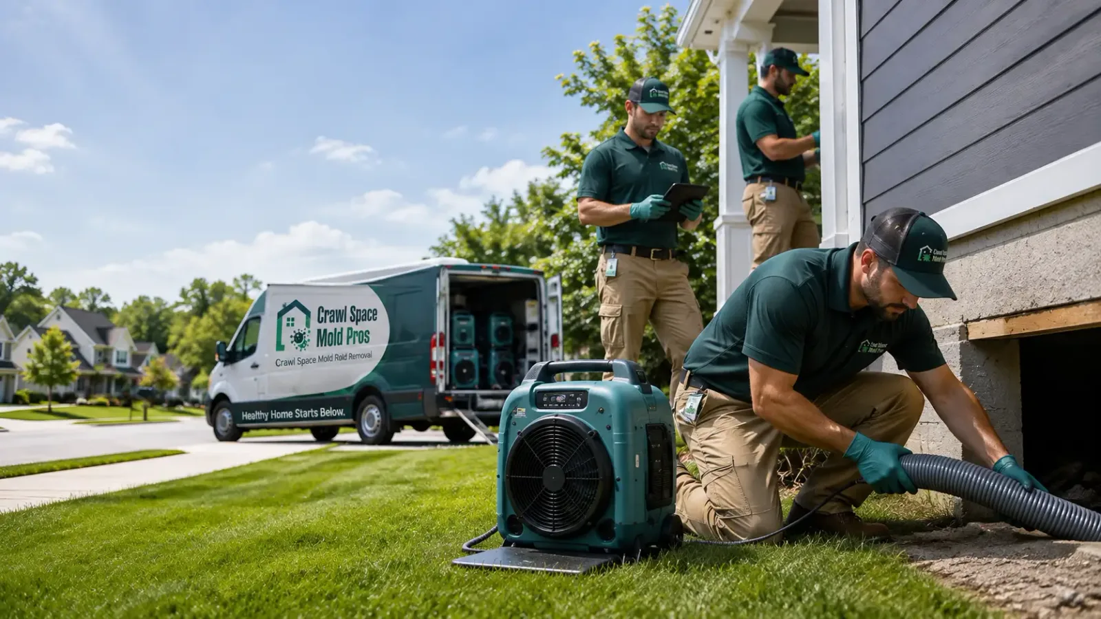 Crawl Space Mold Removal in Roca, NE